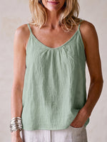Minimalist Basic Cotton Camisole Top