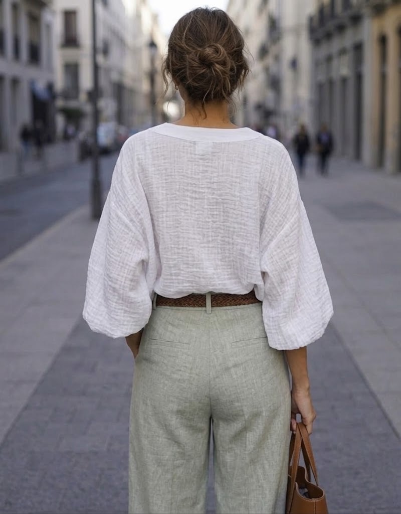 Casual Loose Linen And Cotton Cardigan