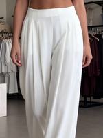 Flattering Flowy And Drapey Pleated Wide-leg Pants