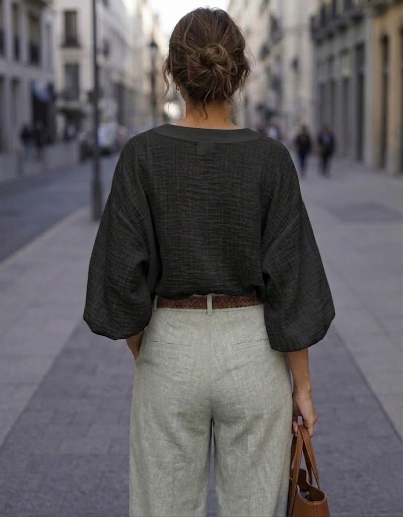 Casual Loose Linen And Cotton Cardigan