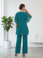 Loose, Cozy, Flowing Chiffon Set
