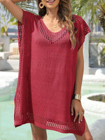 Vibrant Thin Knit Cover-Up Tunic