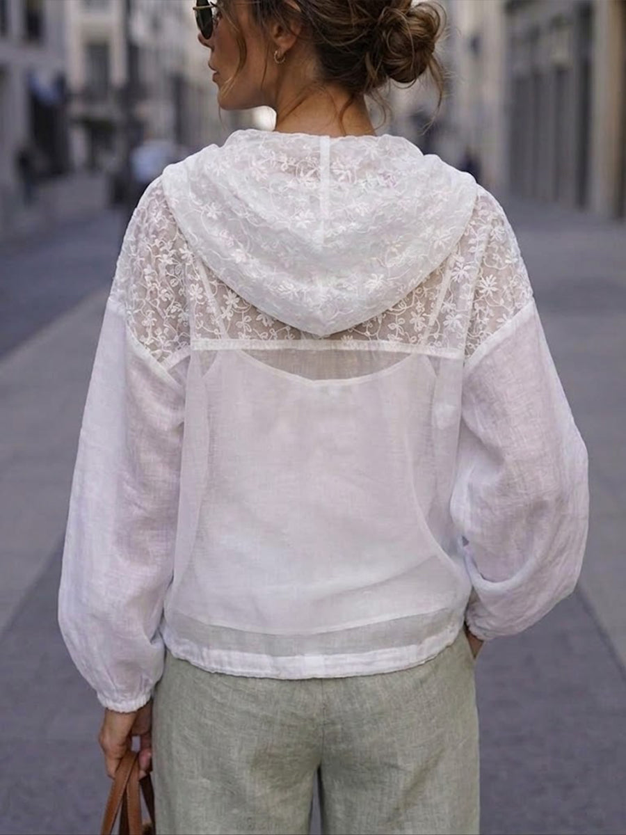 Stylish Loose Sequin-knit Cape Top