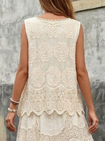 Bohemian Embroidered Sleeveless Top